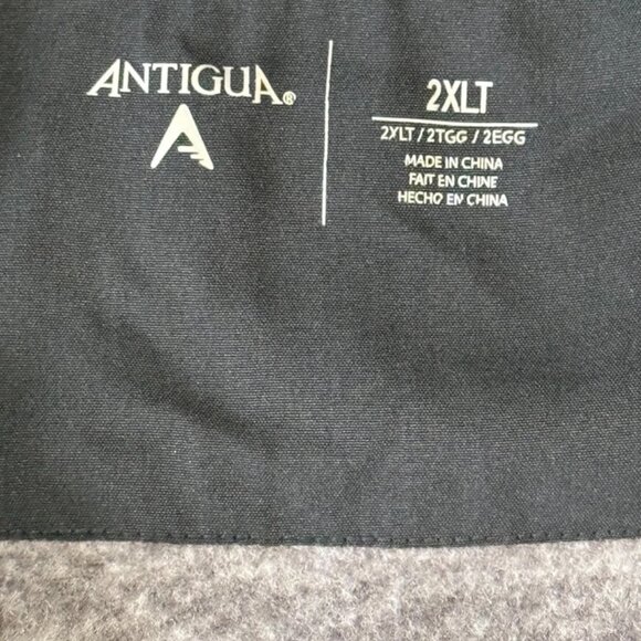 Boston Celtics Men's Antigua Quarter-Zip Pullover Sweatshirt Size 2XL Tall Gray - Picture 8 of 15